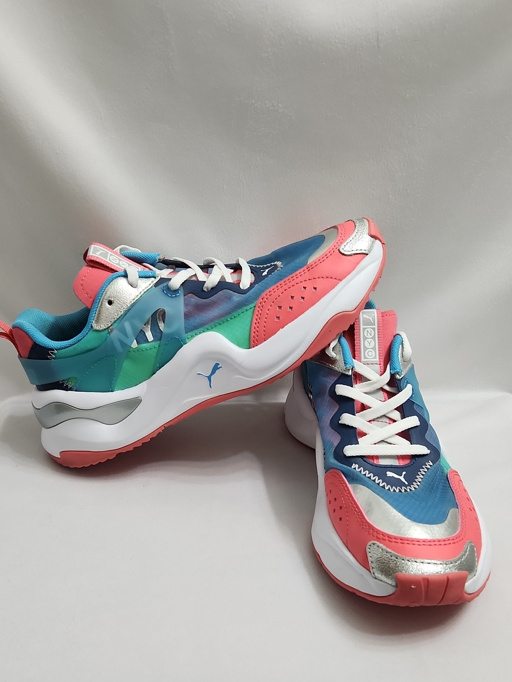Puma Rise NYC Multicolored Athletic Sneakers (W Size 7)